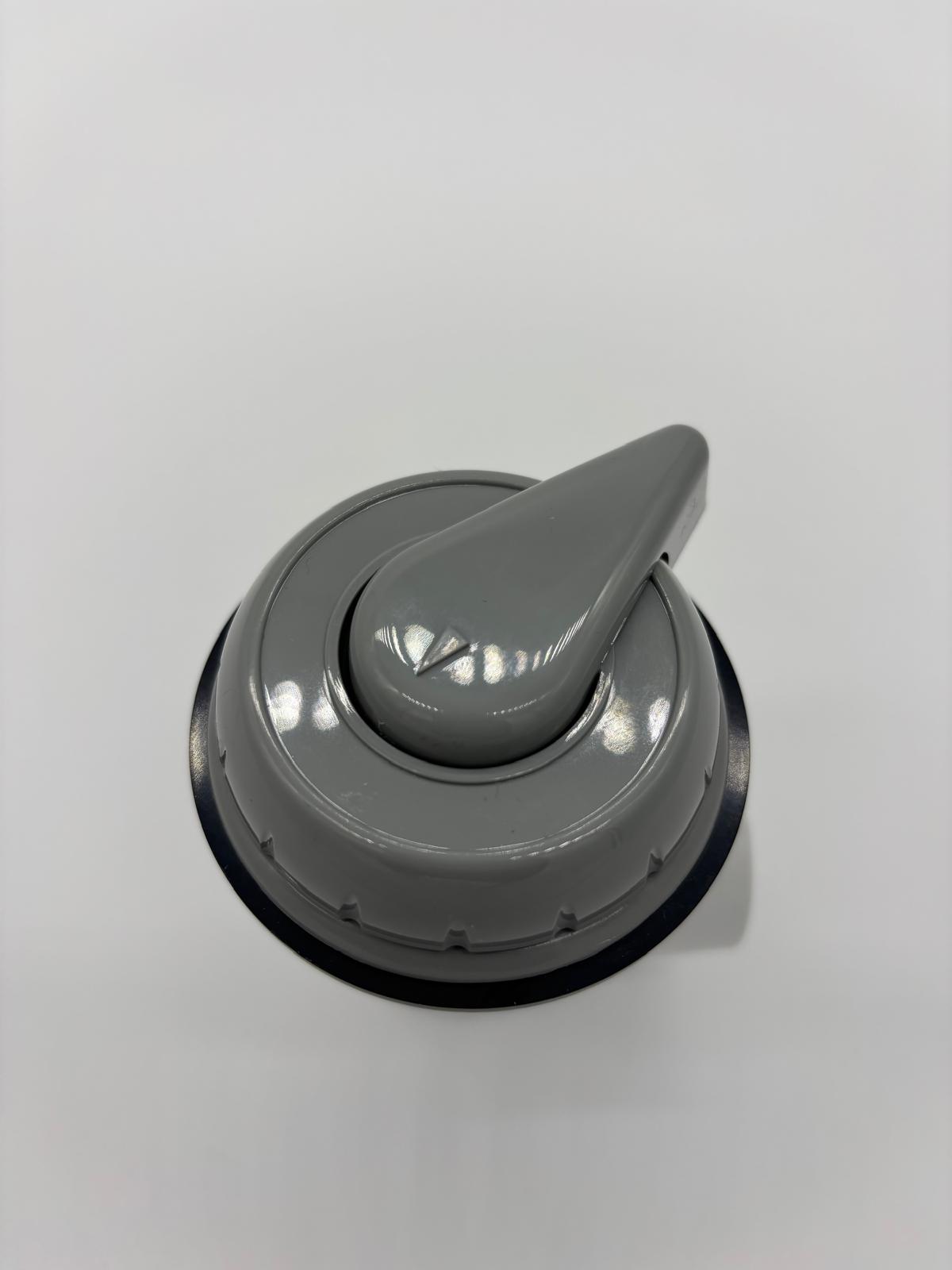 Spa On/Off Control Valve 25mm 2 Way Std Face Grey - 11-4050