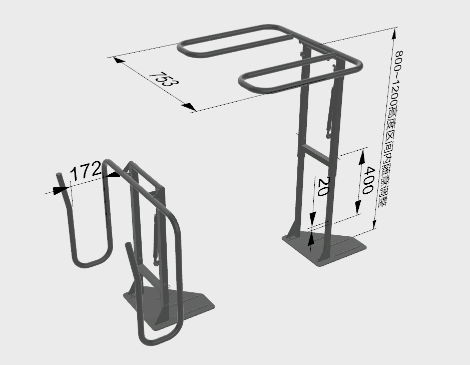 Spa Cover lifter Black - 2 piece Portable cover lifter