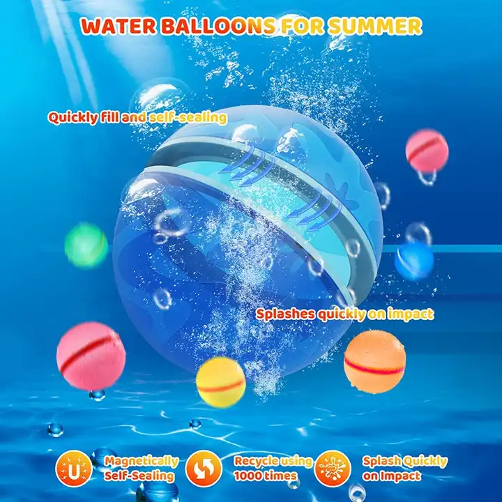 Reusable Silicone Water Balloons – 12 Pack