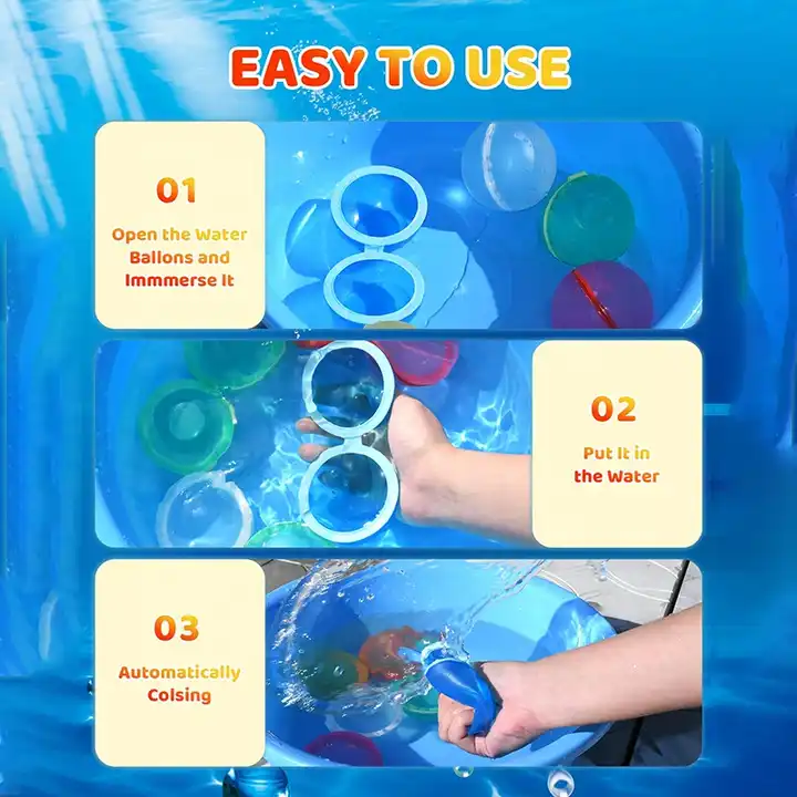 Reusable Silicone Water Balloons – 12 Pack